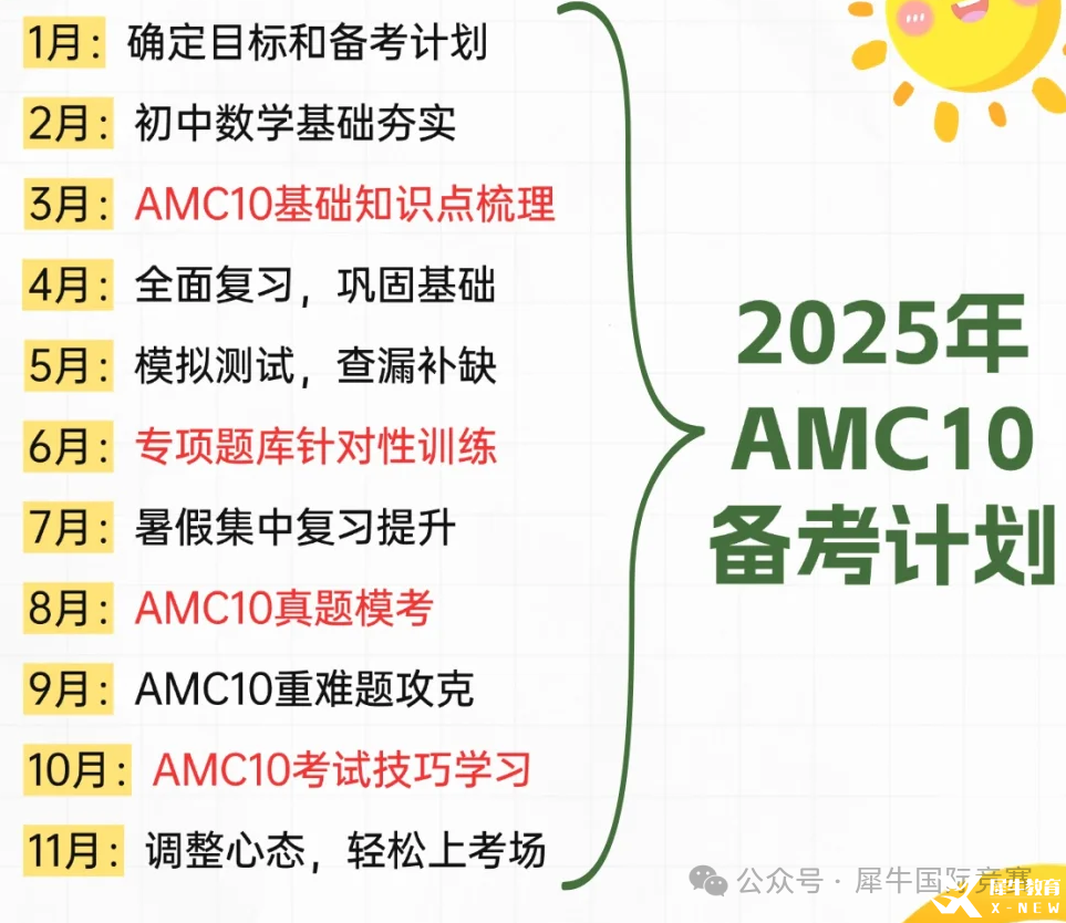 AMC10相當于校內(nèi)數(shù)學什么水平？AMC10培訓課程新班推薦！