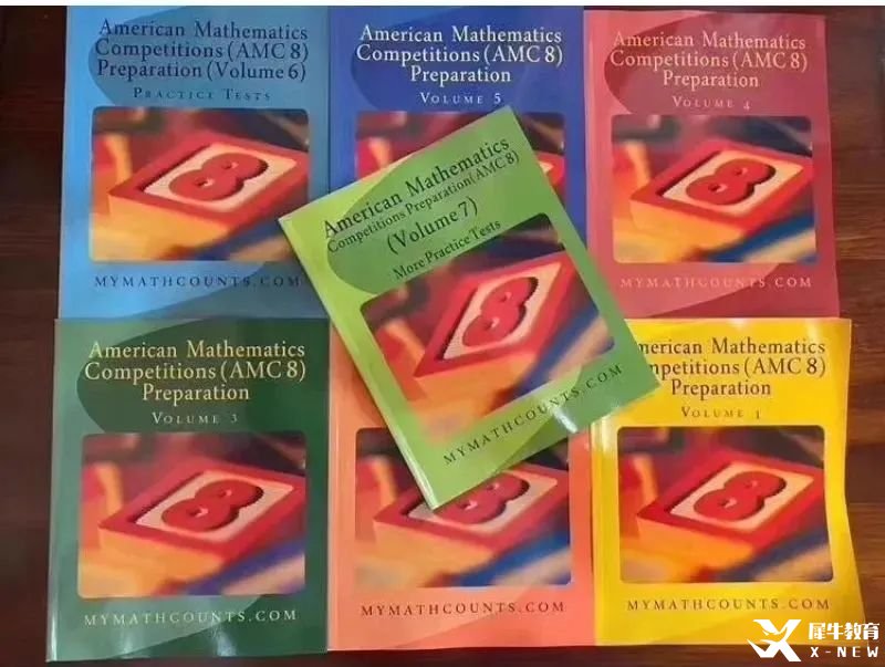 AMC8 American Mathematics Competition Textbooks A Complete Set of 7 Books  in English, of Which 1-5 Are Textbooks. - AliExpress